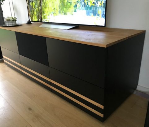 TV dressoir met luidsprekerdoek